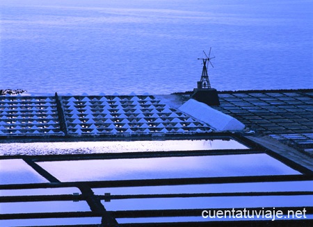 Salinas de Janubio, sitio de Interés Científico. Lanzarote.